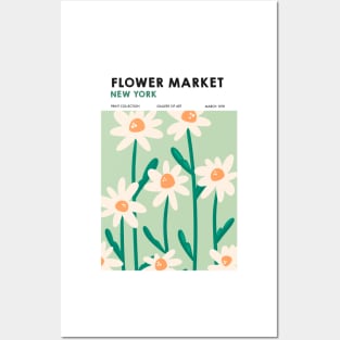 New York City Flower Market Print Posters and Art